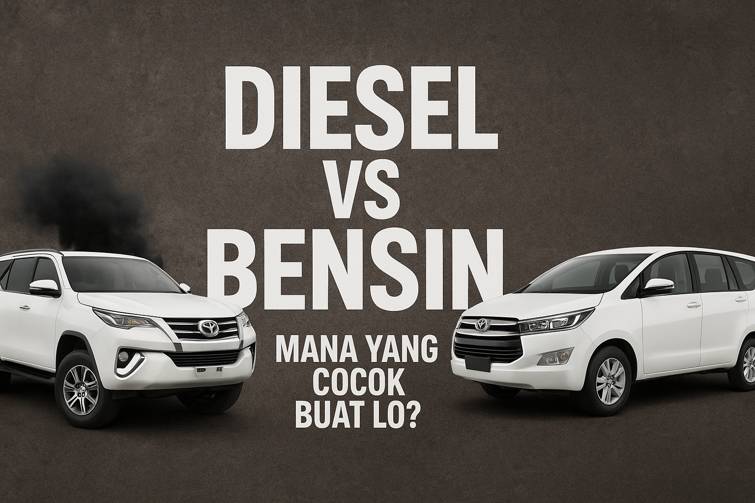 Diesel vs Bensin: Mana yang Cocok Buat Lo?